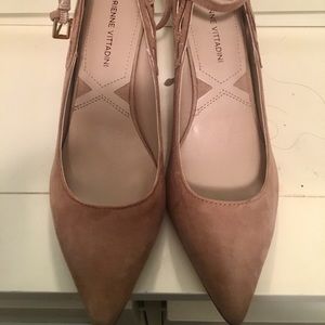 Women’s Nude Suede Heels